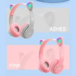 Wireless Headphone Flash Light With Cute Cat Ears - Image 6