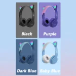 Wireless Headphone Flash Light With Cute Cat Ears - Image 5