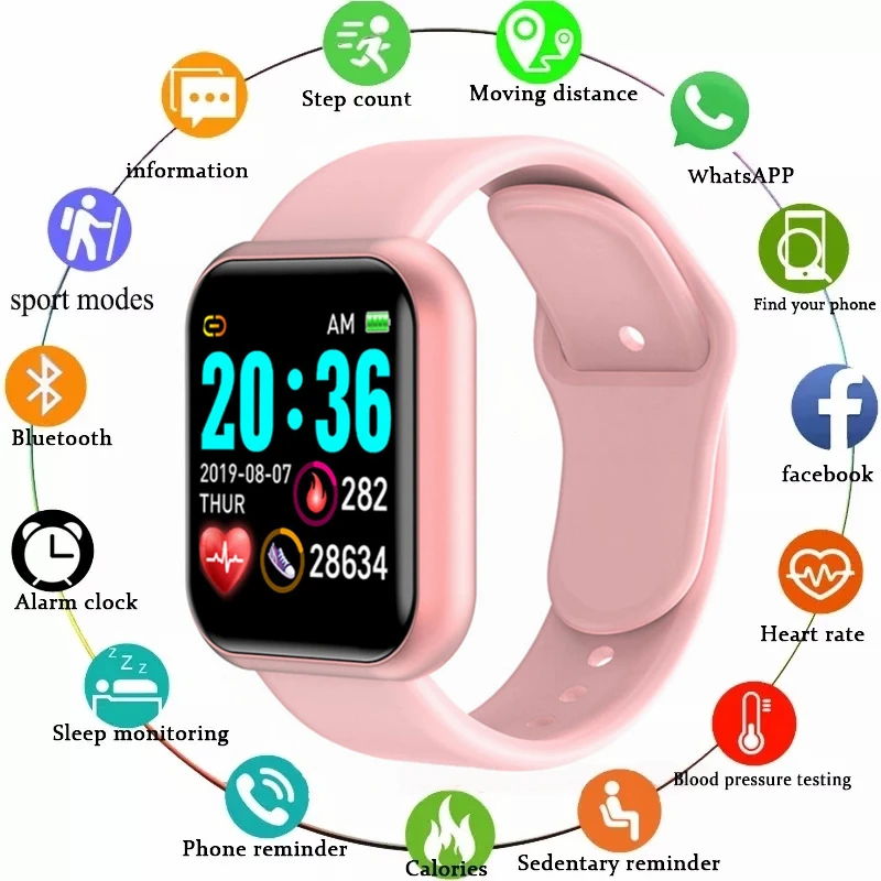 kf-S2a3f33da4c184df884e8e0f13e98c189p Bluetooth Connected Phone Y68 Smartwatch - Image 1
