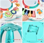 Baby Activity Learning Musical Table Toys for 6 Months- 3 Year Old - Image 4