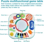 Baby Activity Learning Musical Table Toys for 6 Months- 3 Year Old - Image 3