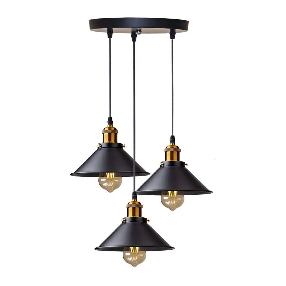 kf-S7d50e9aac20d4e69ad057499e422fe89q 3 Lights Vintage Industrial Pendant Light - Image 1