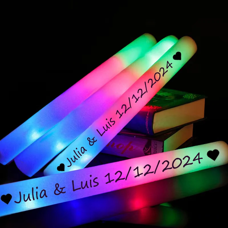 kf-S8359946c3c264c3aba207157eaf6aefbG 30Pcs LED Glow Sticks Bulk Colorful RGB Glow - Image 1