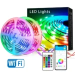 100FT WIFI outdoor RGB LED strip lights music synchronization