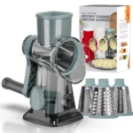 3 in 1 Rotary Manual Vegetable Slicer Peanut Nuts Grinder
