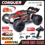 1:16 Scale Large RC Car 50km/h High Speed 4WD Children Toy for Boys Remote Control Car